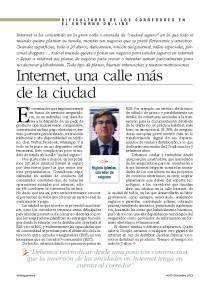 Internet una calle mas de la ciudad